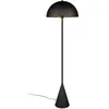 Image de Trio, Lampadaire, ALFIE - Vloerlamp - Zwart mat - excl. 1x E27 4,9 W - Voetschakelaar - GO Green (E27)