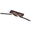 Image de Reality, Plafonnier, LED-Deckenleuchte GINKO, R65791132, 18W, 1980lm, 3000K, schwarz (1980 lm)