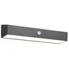 Image de Reality, Éclairage d'extérieur, R23306102 Silves LED Wandleuchte 6W Schwarz IP44 neutralweiss (IP44)