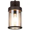 Image de RL live your light, Éclairage d'extérieur, REALITY ALMERIA - Wandlamp - Roestkleur - excl. 1x E27 4 W - Wandmontage - Buitenverlichting - IP44 (E27, IP44)