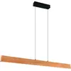 Image de Trio, Suspension, 359719130 Edgewood LED Pendelleuchte 36W dimmbar Holzfarbig CCT einstellbare Lichtfarbe