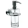 Image de Emco, Distributeur de savon + porte-savon, Distributeur de savon liquide Rondo 2 chromé 452100100
