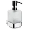 Image de Emco, Distributeur de savon + porte-savon, Distributeur de savon avec support Loft chromé 052100101
