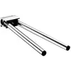 Image de Emco, Porte-serviettes + crochets pour serviettes, Porte-serviettes SYSTEM 2 2 bras, pivotant, 346mm chromé