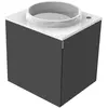 Image de Emco, Lavabo, Evo 450 Lavabo pour invités, noir, 450x450x508mm, 9582275 (450 mm, 450 mm)