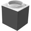 Image de Emco, Lavabo, Evo 450 Lavabo pour invités, noir, 450x450x508mm, 9582275 (450 mm, 450 mm)