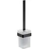 Image de Emco, Brosse WC, Ensemble brosse WC Loft noir 051513300