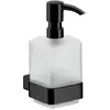 Image de Emco, Distributeur de savon + porte-savon, Distributeur de savon liquide Loft noir 052113301
