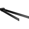 Image de Emco, Porte-serviettes + crochets pour serviettes, Porte-serviettes Loft pivotant noir 41 cm 055013341