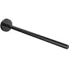 Image de Emco, Porte-serviettes + crochets pour serviettes, ROUND Porte-serviettes 300 mm noir mat 435013330