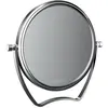 Image de Emco, Miroir cosmétique, miroir de voyage PURE rond, d= 139mm, 5 compartiments chromés