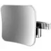 Image de Emco, Miroir cosmétique, miroir à raser/de maquillage LED EVO carré modèle mural 2 bras 5x noir
