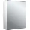 Image de Emco, Armoire de toilette, pure 2 Armoire à glace éclairée LED avec miroir lumineux, 1 porte Butée interchangeable, 60 (60 x 15.30 x 71.10 cm)