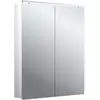 Image de Emco, Armoire de toilette, flat 2 Classic armoire de toilette lumineuse LED avec éclairage à poser, 2 portes, 600x711x11 (60 x 13.80 x 72.90 cm)