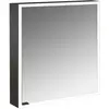 Image de Emco, Armoire de toilette, prime Facelift armoire de toilette lumineuse, 600 mm, 1 porte, charnières à droite, avec paro (60 x 16.70 x 70 cm)