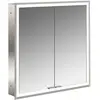 Image de Emco, Armoire de toilette, prime Facelift armoire de toilette lumineuse, 600 mm, 2 portes, modèle encastré, 9497 (87.50 x 152 x 27 cm)