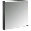 Image de Emco, Armoire de toilette, prime 2 Facelift Armoire à glace éclairée, 600 mm, 1 porte, charnières à gauche, avec paro (58.30 x 15.20 x 70 cm)