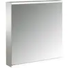 Image de Emco, Armoire de toilette, prime 2 Facelift Armoire à glace éclairée, 600mm, 1 porte, charnières à droite, avec paroi (58.50 x 16.70 x 70 cm)