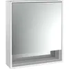 Image de Emco, Armoire de toilette, loft armoire de toilette lumineuse avec compartiment inférieur, 600 mm, modèle apparent, alum (64.40 x 17.50 x 73.30 cm)