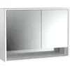 Image de Emco, Armoire de toilette, loft armoire de toilette lumineuse avec compartiment inférieur, 1000mm, 2 portes, modèle appa (104.40 x 17.50 x 73.30 cm)