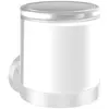 Image de Emco, Distributeur de savon + porte-savon, round distributeur de savon à capteur, verre cristal satiné