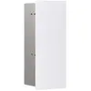 Image de Emco, Brosse WC, asis pure Ensemble brosse WC module, montage encastré, charnière de porte à droite, façade en verre