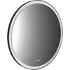 Image de Emco, Miroir, round black miroir lumineux, diamètre 600mm, avec éclairage LED, noir, 441324806, 441324806 (60 cm)