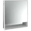 Image de Emco, Armoire de toilette, loft armoire de toilette lumineuse avec compartiment inférieur, 600 mm, modèle à encastrer (64.30 x 17.50 x 73.30 cm)