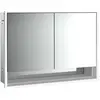 Image de Emco, Armoire de toilette, loft armoire de toilette lumineuse avec compartiment inférieur, 1000mm, 2 portes, modèle à (104.30 x 17.50 x 73.30 cm)