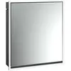 Image de Emco, Armoire de toilette, loft armoire de toilette lumineuse, 600 mm, modèle à encastrer, noir/miroir, 979813301 (64.30 x 17.50 x 73.30 cm)