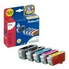 Image de Pelikan Promo Pack P23 - Pack de 4 - noir, jaune, cyan, magenta - compatible - réservoir d'encre (alternative pour : Canon CLI-526BK, Canon CLI-526C, Canon CLI-526M, Canon CLI-526Y, Canon PGI-525BK) - pour Canon PIXMA iP4950, iX6550, MG5350, MG6250, MG8