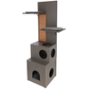 Image de Kerbl Pet Maison de jeu pour chat ECO Alex gris chat