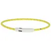 Image de Kerbl Collier à LED Maxi Safe, nylon, longueur 65 cm, jaune (Chien, Général), Collier + laisse