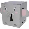 Image de Kerbl Griffoir pour chat éléphant, 35x35x39cm, gris (39 cm, Bleu gris, Gris), Arbre à chat