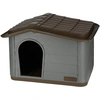 Image de Maison Kerbl Pet Paola Eco L 75 x l 59 x H 55 cm bleu / gris pour chat