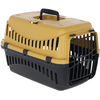 Image de Kerbl Pet Boîte de transport Expedion 45x30x30cm jaune / gris foncé chat