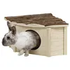 Image de Kerbl - Maison d'angle pour rongeurs Nature 31x31x20 cm