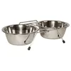 Image de KERBL Gamelle double avec support - 2x 1800 ml - Pour chien et chat