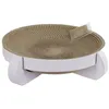 Image de Corbeille griffoir Platinum 35x35x10cm, avec Catnip, blanc