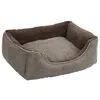 Image de Kerbl Panier Corbeille Samuel - 50 X 40 X 15 Cm - Argent Et Gris - Pour Chien