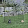 Image de Kerbl Enclos d'extérieur avec porte pour animaux de compagnie Argenté