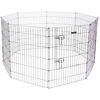 Image de Enclos avec porte pour chiots et petits animaux Kerbl Pet composé de 8 éléments de 57 x 78 cm