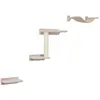 Image de Mur D'Escalade Pour Chat - Kerbl Zugspitze - 5 Pieces - Sisal Et Tissu Rembourré
