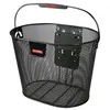 Image de Panier av a clips acier klickfix ovale plus 18l noir avec anse 36x27x25 cm (sans fixation)