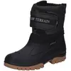 Image de Spirale, Hommes, Bottes, Bottes d'hiver Gr.45 noir nylon/PVC doublure en fourrure synthétique/fermeture velcro, Noir, (45)