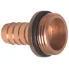 Image de Mega, Raccord de tuyau + connecteur de tuyau, Embout de tuyau en laiton Taille du tuyau 25 mm Filetage mâle 1   Joint torique (25 mm)