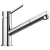 Image de Mitigeur, robinet cuisine, bec droit orientable 120ø, douchette extractible, BLANCO KANO-S, chromé, robinetterie cartouche céramique
