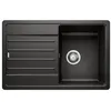 Image de Evier à encastrer 78cm silgranit noir Blanco 526083