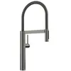 Image de Blanco, Robinetterie de cuisine, CULINA-S II acier foncé satiné Haute pression Avec tuyau rétractable Changement d'eau claire