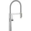 Image de Blanco, Robinetterie de cuisine, CULINA-S II Sensor PVD steel Haute pression Avec tuyau extractible Changement de brins clairs